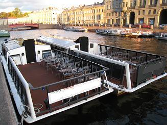 Корма теплохода класса "Мойка".