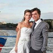 Свадьба на фоне видов Санкт-Петербурга