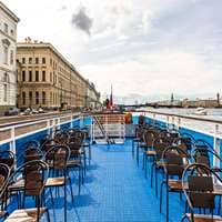 Открытая палуба Теплохода Москва 3