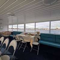 Фуршет на верхней закрытой палубе Теплохода Москва 187