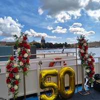 Юбилей 50 лет на теплоходе Сания