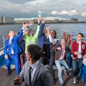 Свадебный букет на теплоходе